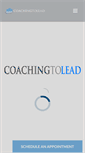 Mobile Screenshot of coachingtolead.com